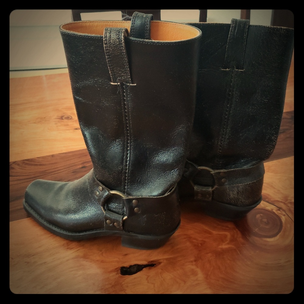 Vintage leather boots